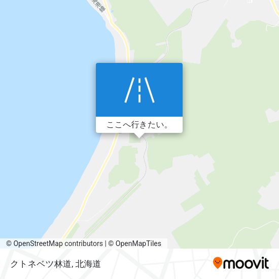 クトネベツ林道地図