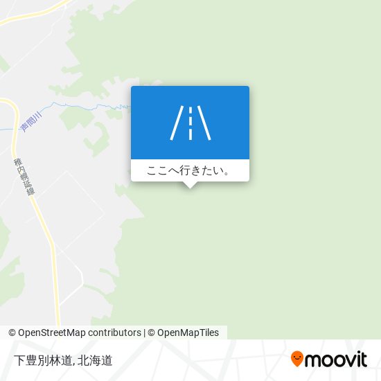 下豊別林道地図