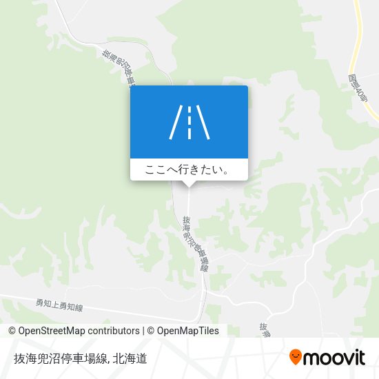 抜海兜沼停車場線地図