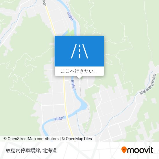 紋穂内停車場線地図