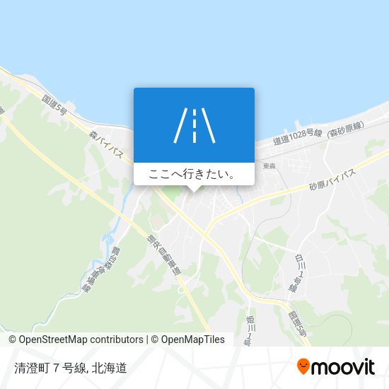 清澄町７号線地図