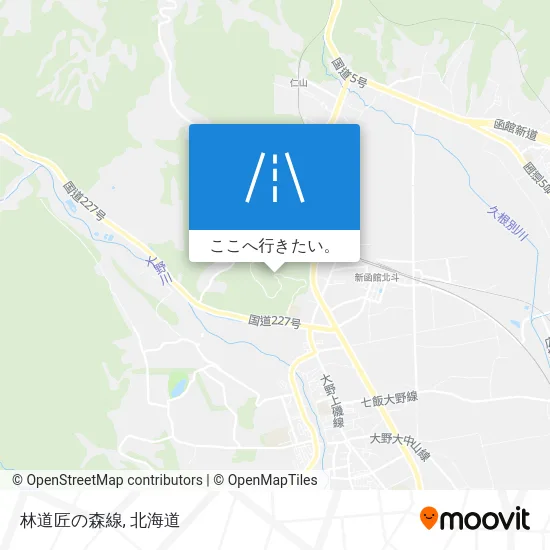 林道匠の森線地図