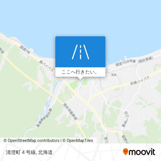 清澄町４号線地図