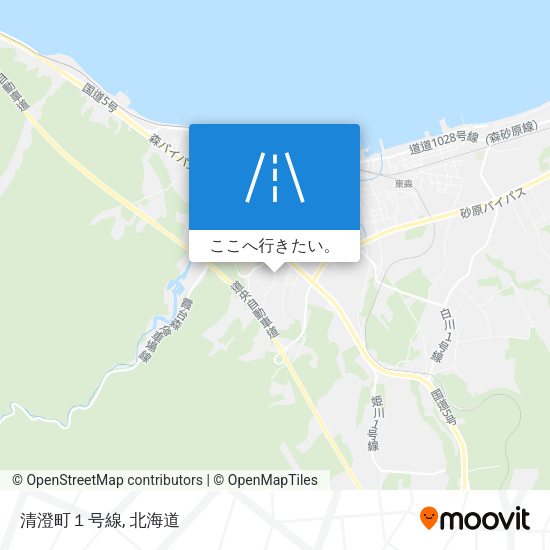 清澄町１号線地図