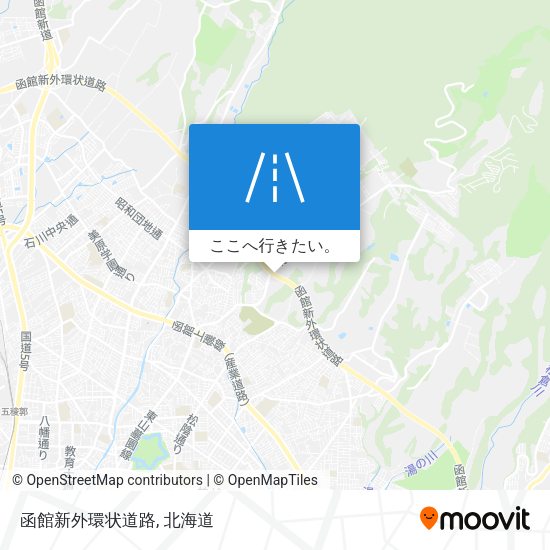 函館新外環状道路地図