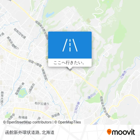 函館新外環状道路地図