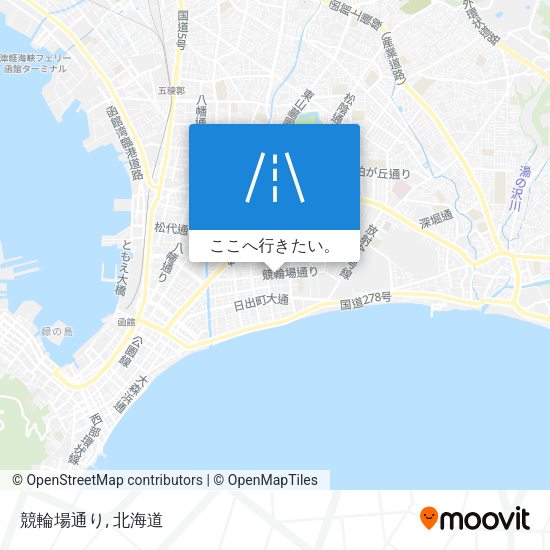 競輪場通り地図