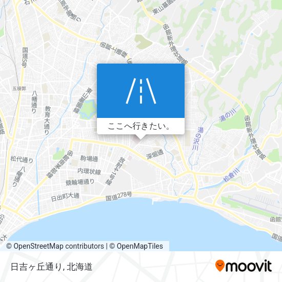 日吉ヶ丘通り地図