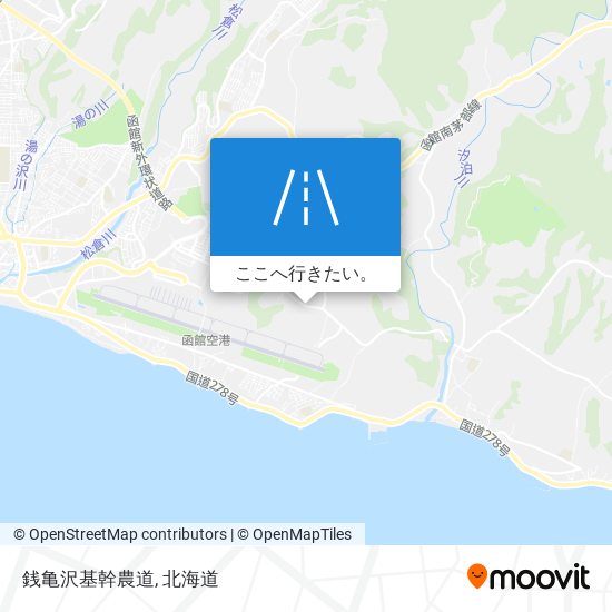 銭亀沢基幹農道地図