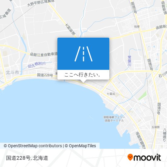 国道228号地図