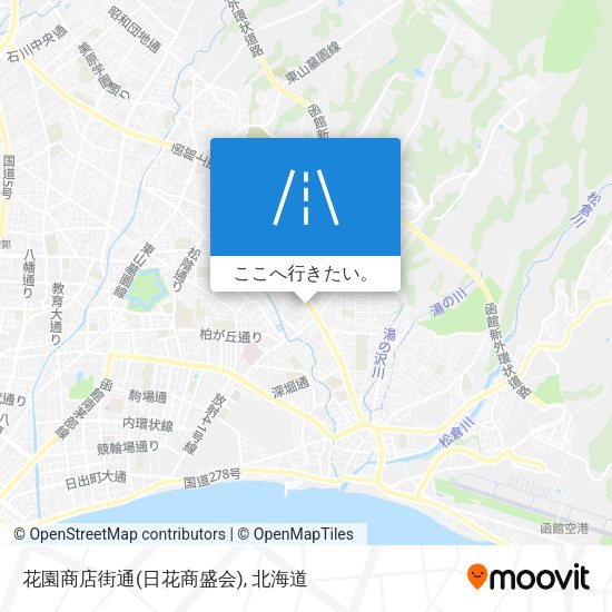 花園商店街通(日花商盛会)地図