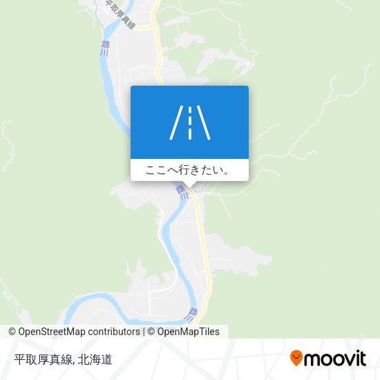平取厚真線地図