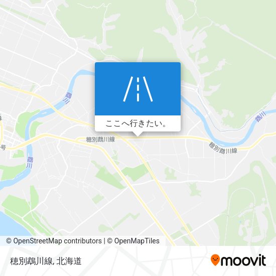 穂別鵡川線地図