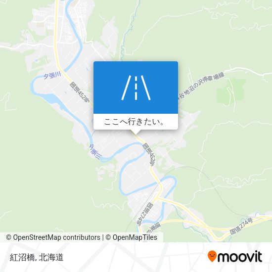 紅沼橋地図
