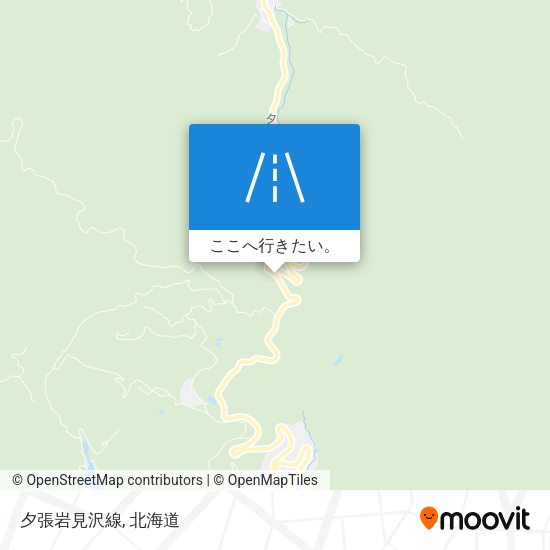 夕張岩見沢線地図