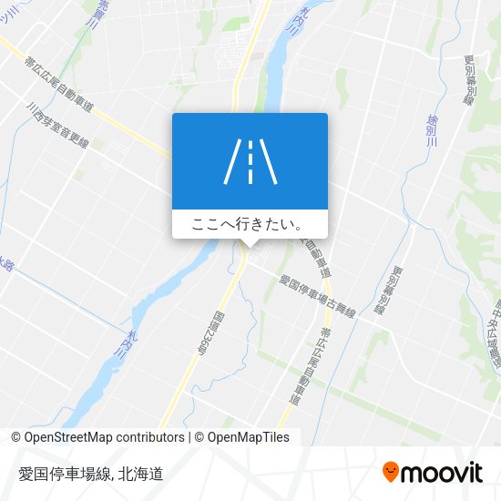 愛国停車場線地図