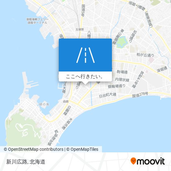 新川広路地図