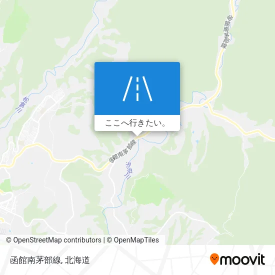 函館南茅部線地図