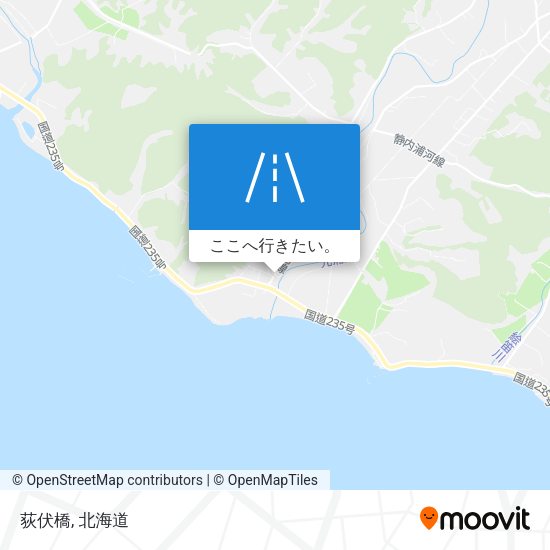 荻伏橋地図