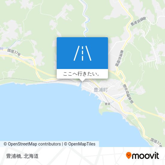 豊浦橋地図