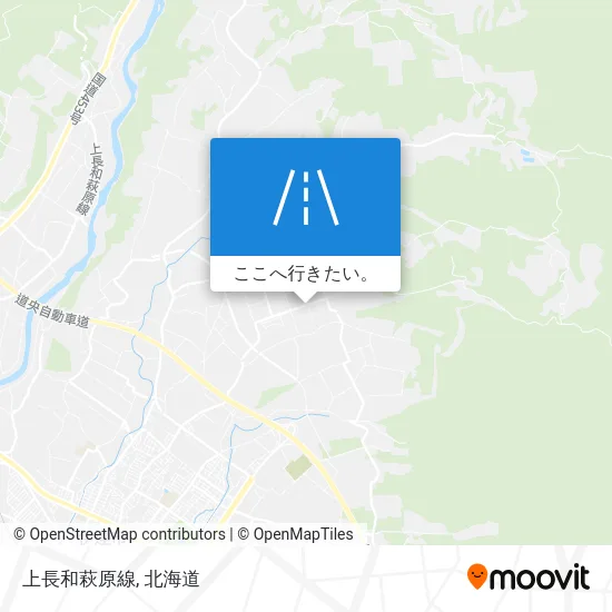 上長和萩原線地図