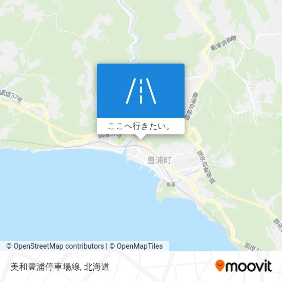 美和豊浦停車場線地図