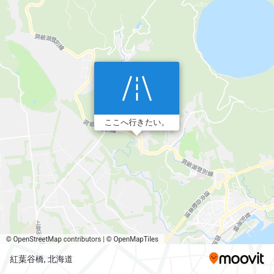 紅葉谷橋地図