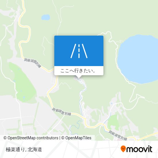 極楽通り地図