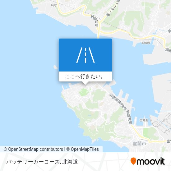 バッテリーカーコース地図