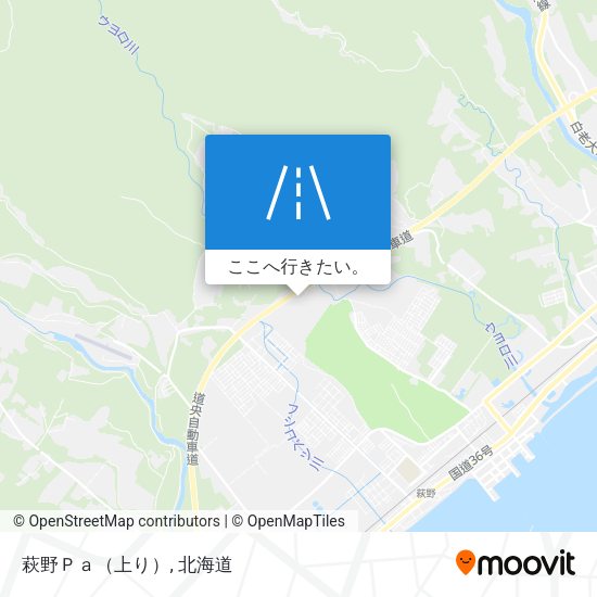 萩野Ｐａ（上り）地図