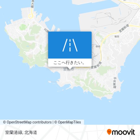 室蘭港線地図