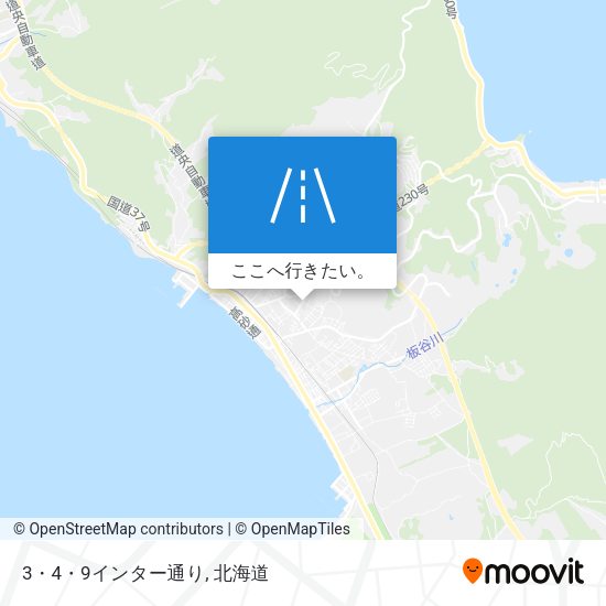 3・4・9インター通り地図