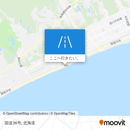 国道36号地図