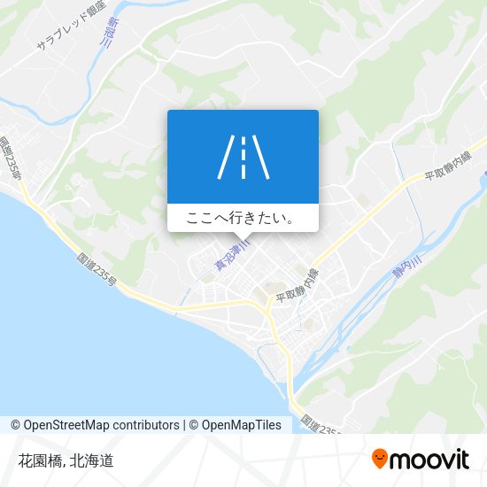 花園橋地図