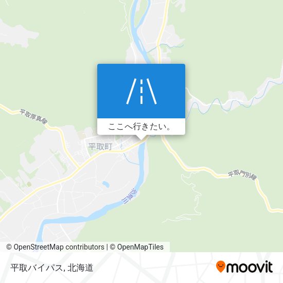 平取バイパス地図