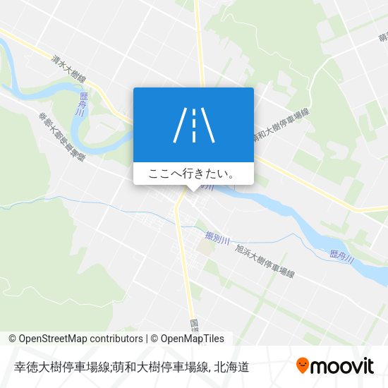 幸徳大樹停車場線;萌和大樹停車場線地図