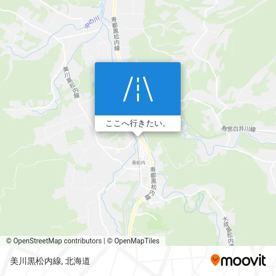 美川黒松内線地図