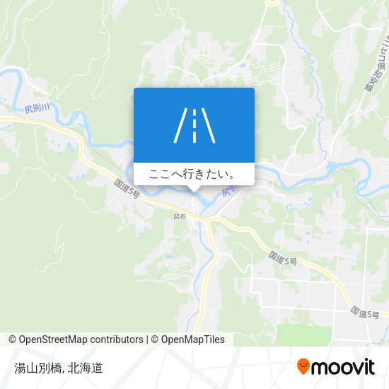 湯山別橋地図