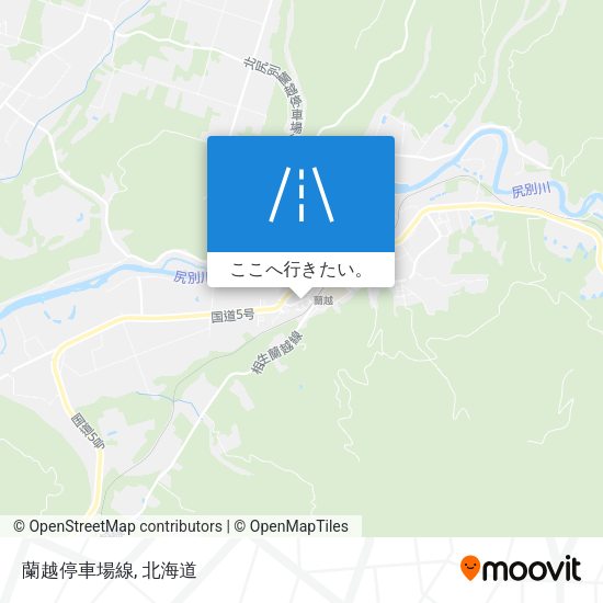 蘭越停車場線地図