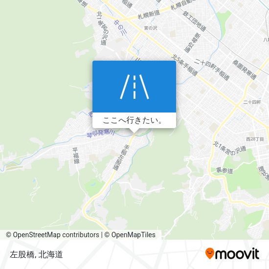 左股橋地図