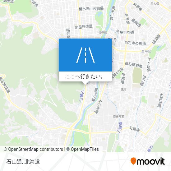 石山通地図