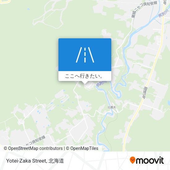 Yotei-Zaka Street地図
