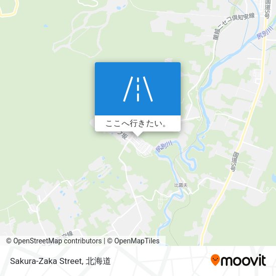 Sakura-Zaka Street地図