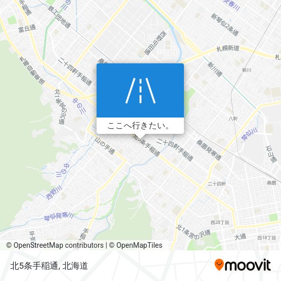 北5条手稲通地図