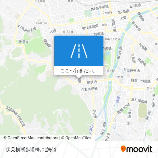 伏見横断歩道橋地図