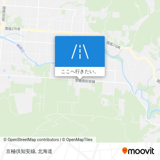 京極倶知安線地図