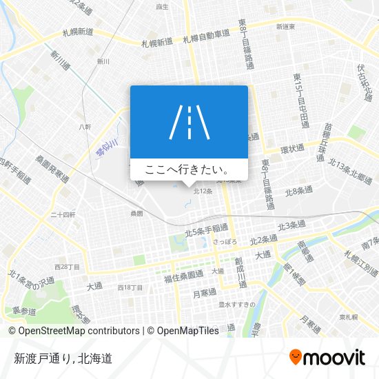 新渡戸通り地図
