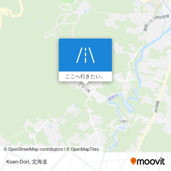 Koen-Dori地図