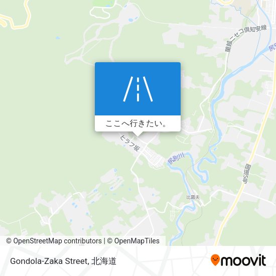Gondola-Zaka Street地図