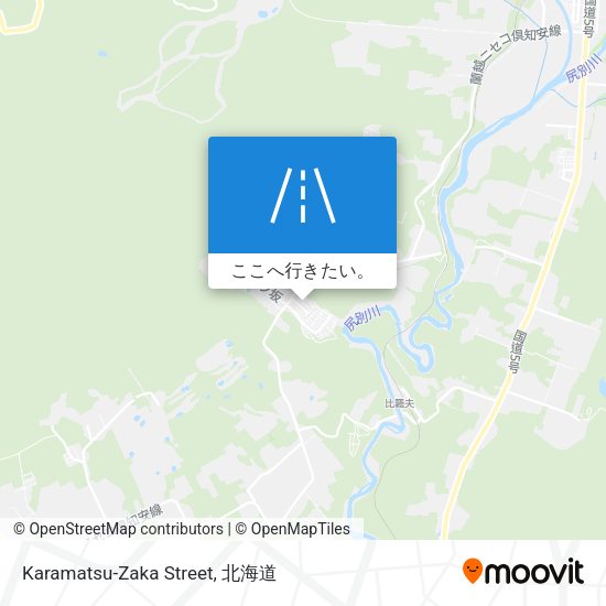 Karamatsu-Zaka Street地図